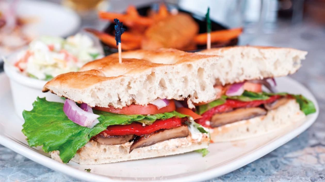 Sándwich Portobello Sándwich Portobello
